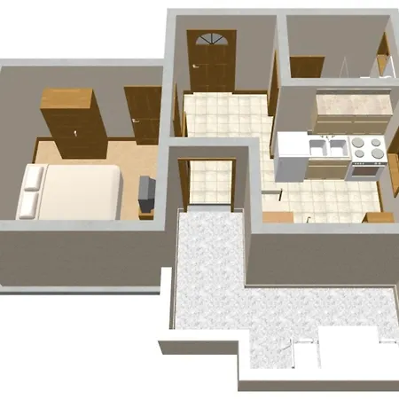 By The Sea Mandre, Pag - 205 Apartment Kolan